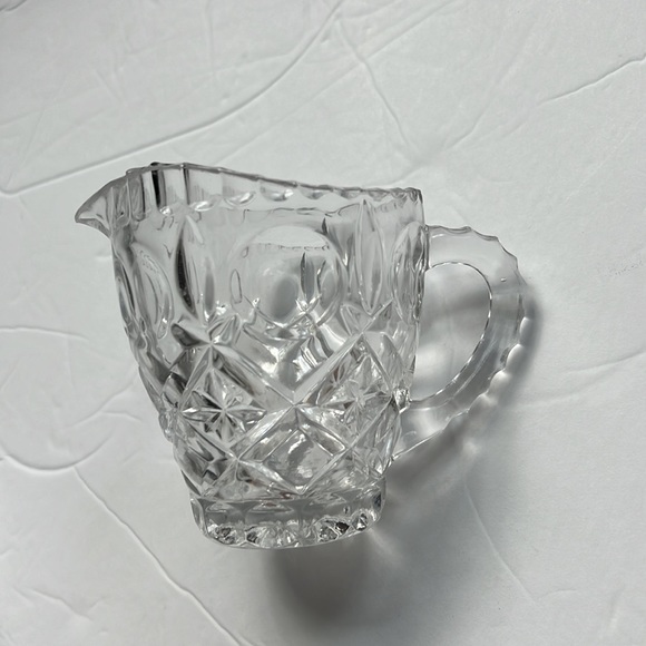 Crystal sugar&cream set on crystal dish - Picture 4 of 7